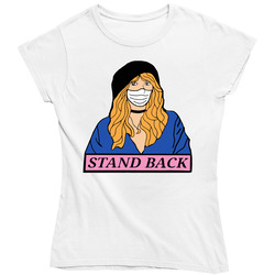 New Awesome Women Stevie Stand Back Sosial Distance 2020 Ladies T Shirt