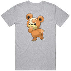 Teddiursa Pokemon Video Game A Pig In T Shirt Teddiursa Pokemon Video Game A Pig In T Shirt