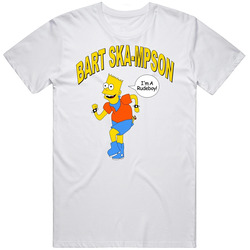 Bart Skampson Rude Boy Rudeboy Simpsons T Shirt Bart Skampson Rude Boy Rudeboy Simpsons T Shirt