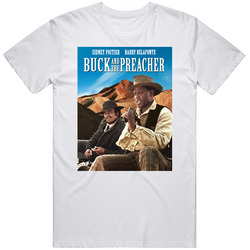 Buck And The Preacher Retro 1972 Popular Blaxploitation Movie Fan T Shirt