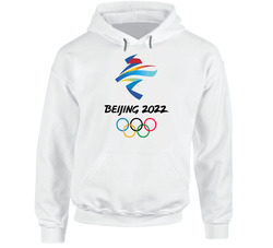 2022 Beijing Winter Olympics Host City Logo Hooded Npullover Hoodie