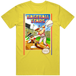 Baseball Stars Video Game Cover T Shirt Baseball Stars Video Game Cover T Shirt