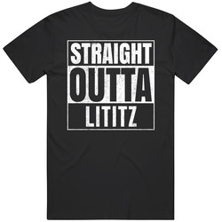 Straight Outta Lititz Pennsylvania City Grunge Parody Cool T Shirt Straight Outta Lititz Pennsylvania City Grunge Parody Cool T Shirt