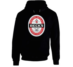Becks Beer Germany Distressed Look Label Beer Lovers Hoodie Becks Beer Germany Distressed Look Label Beer Lovers Hoodie