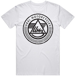 Ural Motorcycles Automobile Car Truck Motorcycle Auto Parts Cool Distressed Style Brand Logo Emblem T Shirt