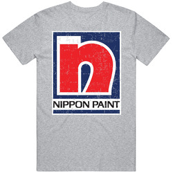 Nippon Paint Automobile Car Truck Motorcycle Auto Parts Cool Distressed Style Brand Logo Emblem T Shirt