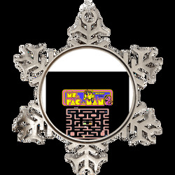 Ms Pac Man 1982 Best Video Games Of All Time Holiday Ornament Holiday Ornament