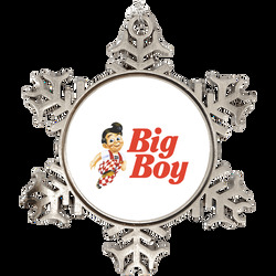 Big Boy Burger Restaurant Logo Holiday Ornament Holiday Ornament
