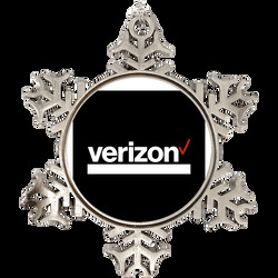 Verizon Nasdaq Company Logo Employee Fan Cool Holiday Ornament Holiday Ornament