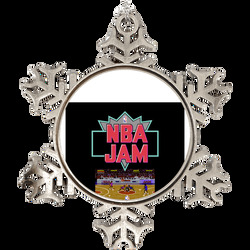 Nba Jam 1993 Best Video Games Of All Time Holiday Ornament Holiday Ornament