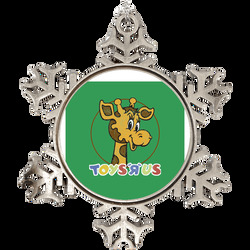 Vintage Distressed Toys R Us Logo Fan Holiday Ornament Holiday Ornament