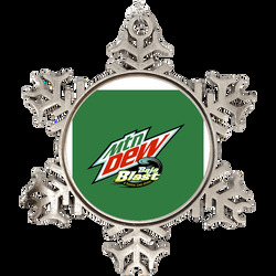 Mountain Dew Baja Blast Best Soda Of All Time Soft Drink Lovers Holiday Ornament Holiday Ornament