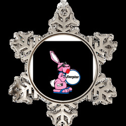 Energizer Bunny Battery Mascot Christmas Holiday Ornament Holiday Ornament