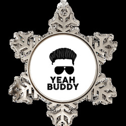 Yeah Buddy Dj Pauly D Jersey Snowflake Ornament Holiday Ornament Holiday Ornament