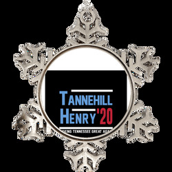 Ryan Tannehill Derrick Henry For Prez Tennessee Football Duo Fan Holiday Ornament Holiday Ornament