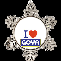 I Heart Love Goya Beans Logo Holiday Ornament Holiday Ornament