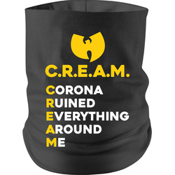 Cream Ruined Everything Around Me Wutang Parody Neck gaiter Neck gaiter