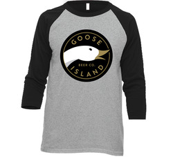 Goose Island Beer Illinois Signature Alcohol Raglan Raglan 3/4 Sleeve Shirt Goose Island Beer Illinois Signature Alcohol Raglan Raglan 3/4 Sleeve Shirt