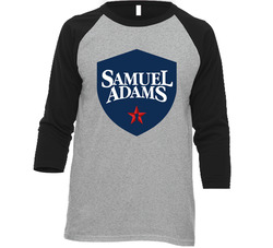 Samuel Adams Beer Massachusetts Signature Alcohol Raglan Raglan 3/4 Sleeve Shirt Samuel Adams Beer Massachusetts Signature Alcohol Raglan Raglan 3/4 Sleeve Shirt