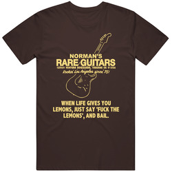 Forgetting Sarah Marshall Normans Rare Guitars When Life Gives You Lemons Favorite Movie Quotes T Shirt Forgetting Sarah Marshall Normans Rare Guitars When Life Gives You Lemons Favorite Movie Quotes T Shirt