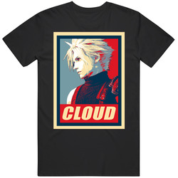 Cloud Ff Vii Remake Ob Hitam T Shirt