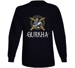 T Shirt Gurkha Cigar British Army Nepal Smoke Mens Long Sleeve Tee Sz Sto5xl Long Sleeve T Shirt