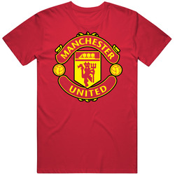 Manchester United Fc Football Soccer Uefa Red T Shirt