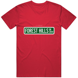 Forest Hill Drive 2014 Cole World Vintage RED Unisex T Shirt