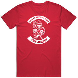 Sons Of Devils Nation New Jersey Hockey Vintage RED Unisex T Shirt