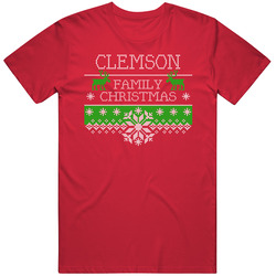 Clemson Family Christmas Ugly Holiday Sweater T Shirt Clemson Family Christmas Ugly Holiday Sweater T Shirt