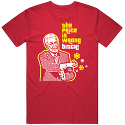 The Price Is Wrong Funny Bob Barker Tv Show Vintage RED Unisex T Shirt