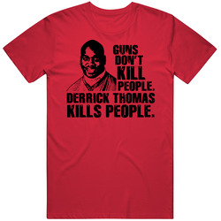 Derrick Thomas Hall Of Famer Defense Kansas City Football Vintage RED Unisex T Shirt