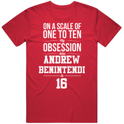 On A Scale Of One To Ten My Obsession With Andrew Benintendi Is 16 Boston Baseball Fan T Shirt On A Scale Of One To Ten My Obsession With Andrew Benintendi Is 16 Boston Baseball Fan T Shirt