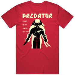 Predator Movie Arnold Horror Action Vintage RED Unisex T Shirt