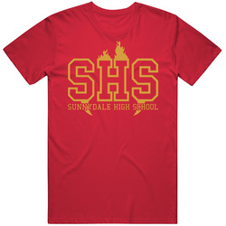 Buffy The Vampire Slayer Sunnydale High Vintage RED Unisex T Shirt Buffy The Vampire Slayer Sunnydale High Vintage RED Unisex T Shirt
