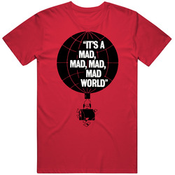 It's A Mad Mad Mad Mad World Classic Movie Vintage RED Unisex T Shirt