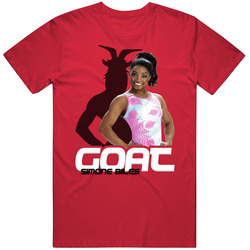 Simone Biles Goat Vintage RED Unisex T Shirt