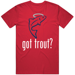 Mike Trout La Los Angelos Baseball Player Angels T Shirt