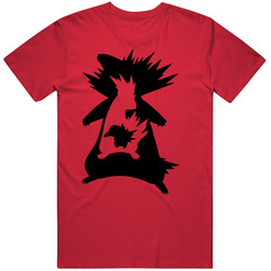 Cyndaquil Quilava Typhlosion Pokemon Evolution T Shirt