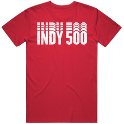 Indy 500 Fight Club Retro Vintage Look Race Fan Vintage RED Unisex T Shirt