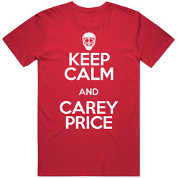 Keep Calm And Carry On Carey Price Hockey Montreal T Shirt