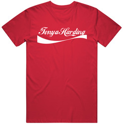 Cola Parody Tonya Harding Boxer Vintage RED Unisex T Shirt Cola Parody Tonya Harding Boxer Vintage RED Unisex T Shirt