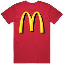 Mcdonalds Fast Food Golden Arches Vintage Symbol Vintage RED Unisex T Shirt