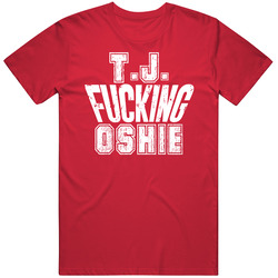 T.j. Oshie Fcking Washington Hockey Sports Athlete Fan T Shirt T.j. Oshie Fcking Washington Hockey Sports Athlete Fan T Shirt