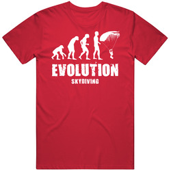 Evolution Skydiving Vintage RED Unisex T Shirt