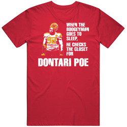 Dontari Poe Boogeyman Kansas City Football Vintage RED Unisex T Shirt