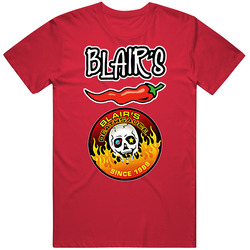 Blairs Hot Sauce Chili Pepper Mega T Shirt