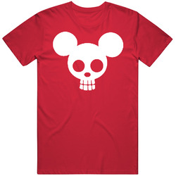 Mickey Mouse Skull Dead Disney Vintage RED Unisex T Shirt Mickey Mouse Skull Dead Disney Vintage RED Unisex T Shirt