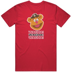 Michael Wocha St Louis Cardinals Fozzie Bear Wocha Wocha Muppets Baseball T Shirt
