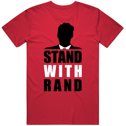 Stand With Rand Paul Republican Tea Party Ron Politics T Shirt